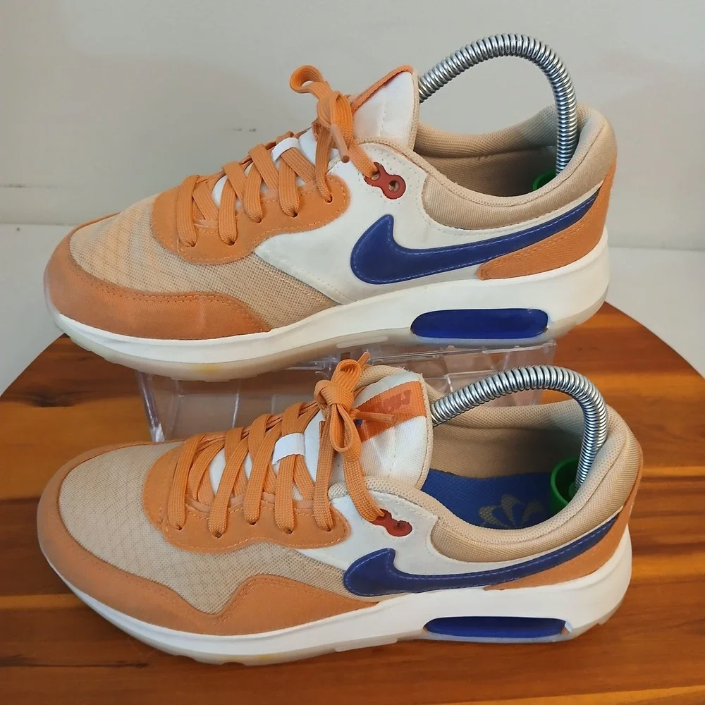 Nike Air Max Motif Kids 7Y Orange Running Shoes Sneakers DH9388-200